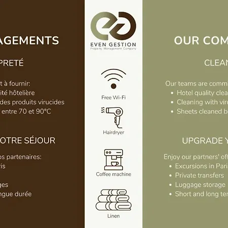New Renovated Flat Invalides Effeil Tower 4 People פריז